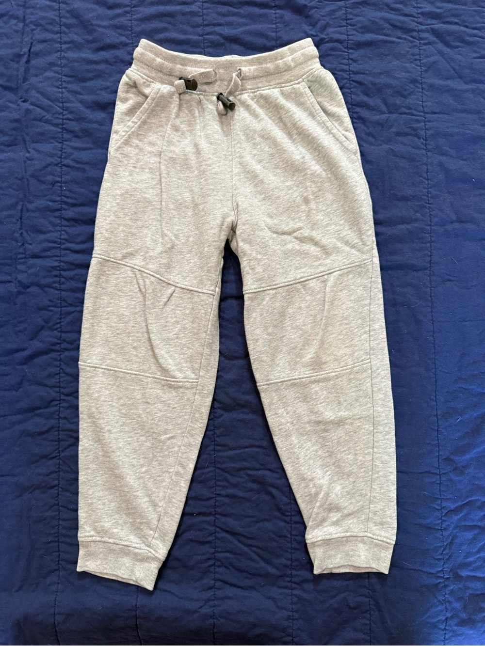 Kids Fleece Jogger Pants - Black, Gray, Light Green - Picture 4 of 8